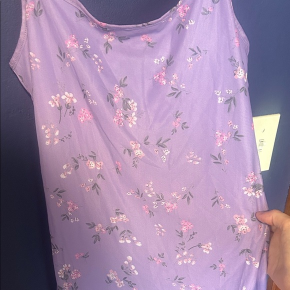 Lavender Floral Cami Dress - Picture 2 of 4